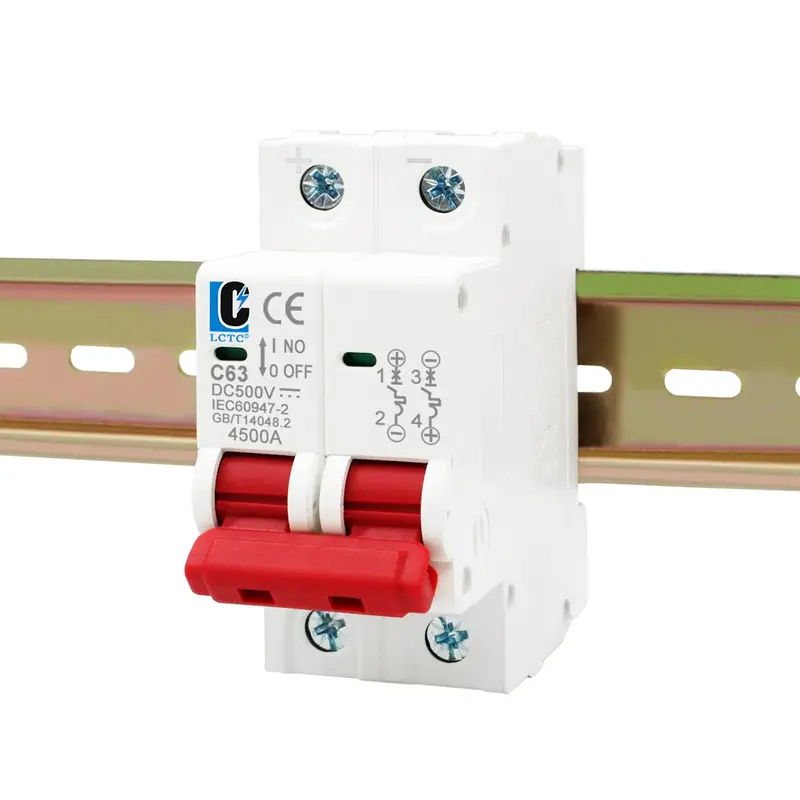 DC Circuit Breaker, Solar Panels Overload Protective Switch, DIN Rail Automatic Breaker, Electrical Equipment & Supplies 8