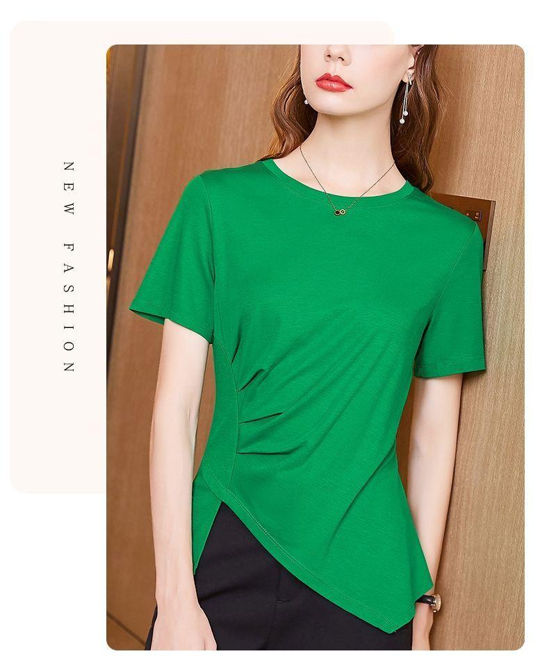 Product Introduction of T-shirt women's summer Korean version short sleeved new top Fashion Womenswear 3