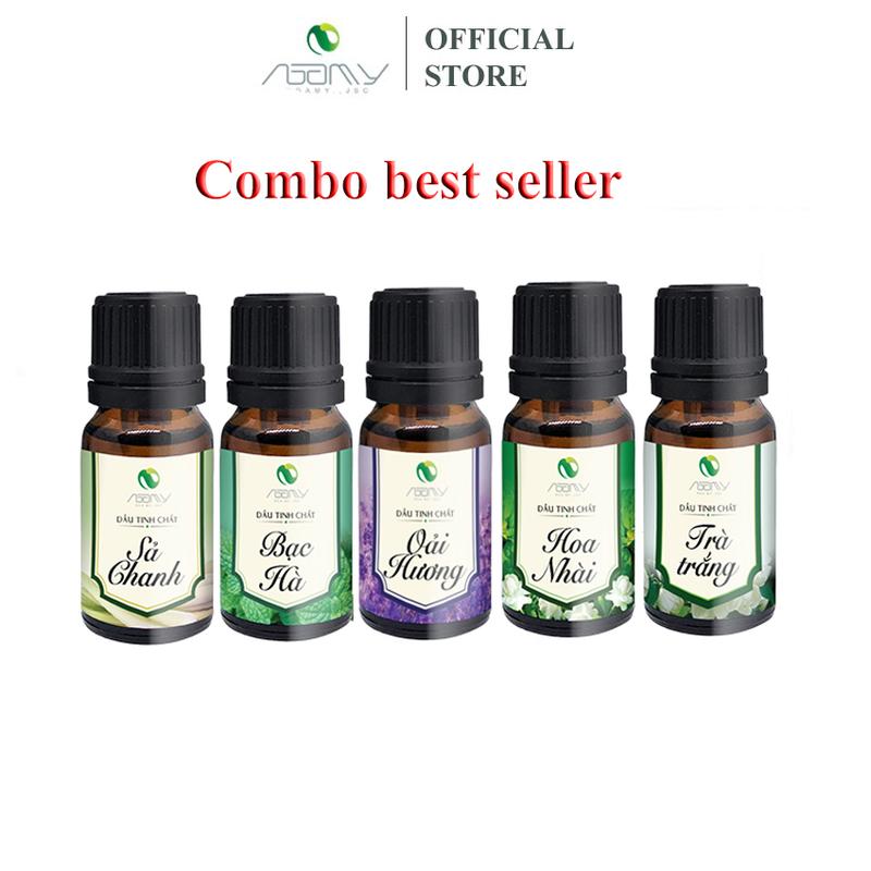 Combo bestseller Tinh Dầu Xông Phòng Nga My Dung Tích 10ML Thiên Nhiên Thơm Phòng Giảm Căng Thẳng Khử Mùi Hôi Dầu Thơm Phòng Dầu Thơm
