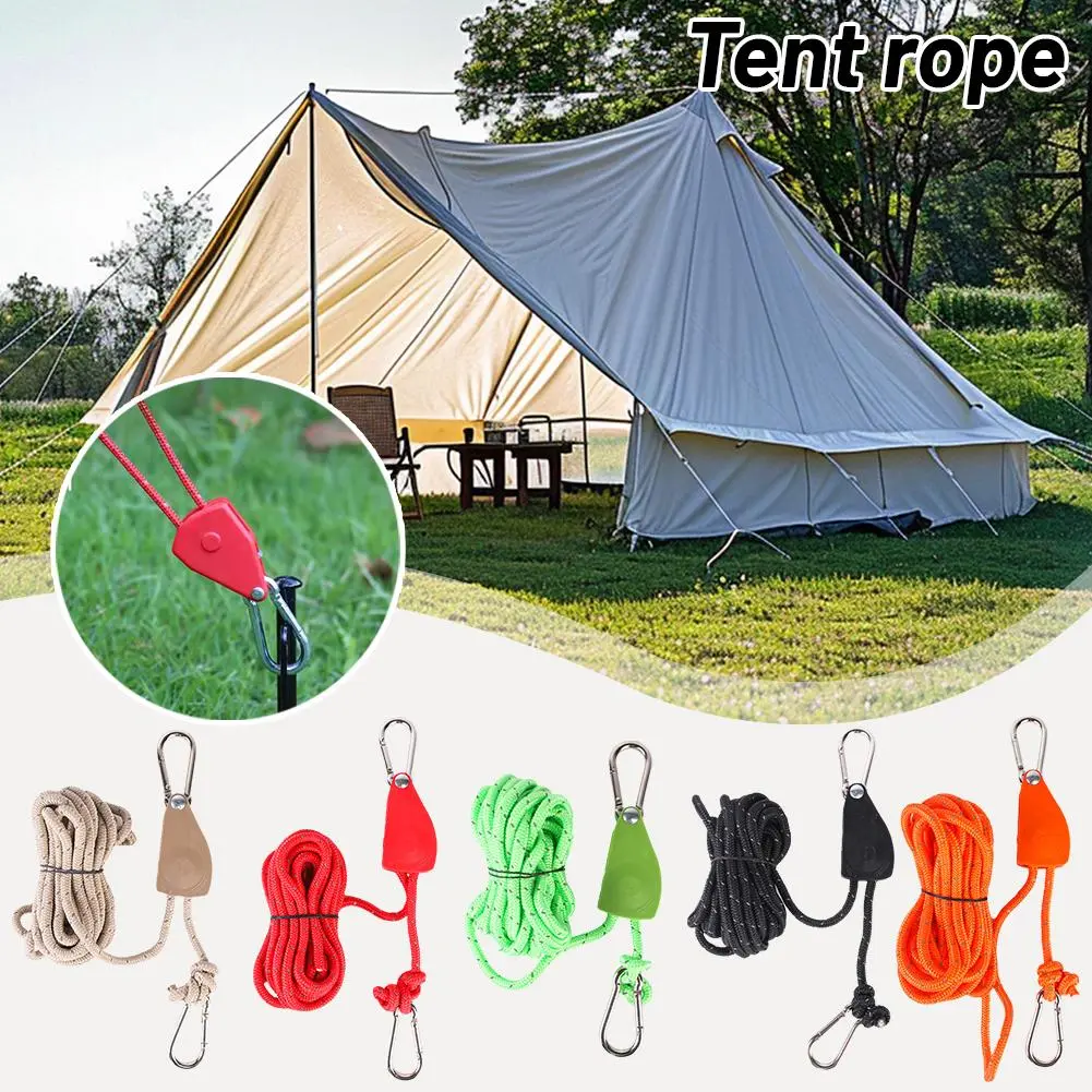 Móc Ròng Rọc Có Thể Điều Chỉnh Để Cắm Trại, Móc Treo Lều, Móc Treo Dây Bánh Đà Móc Treo Dây Bánh Đà, Khóa, O1T1
