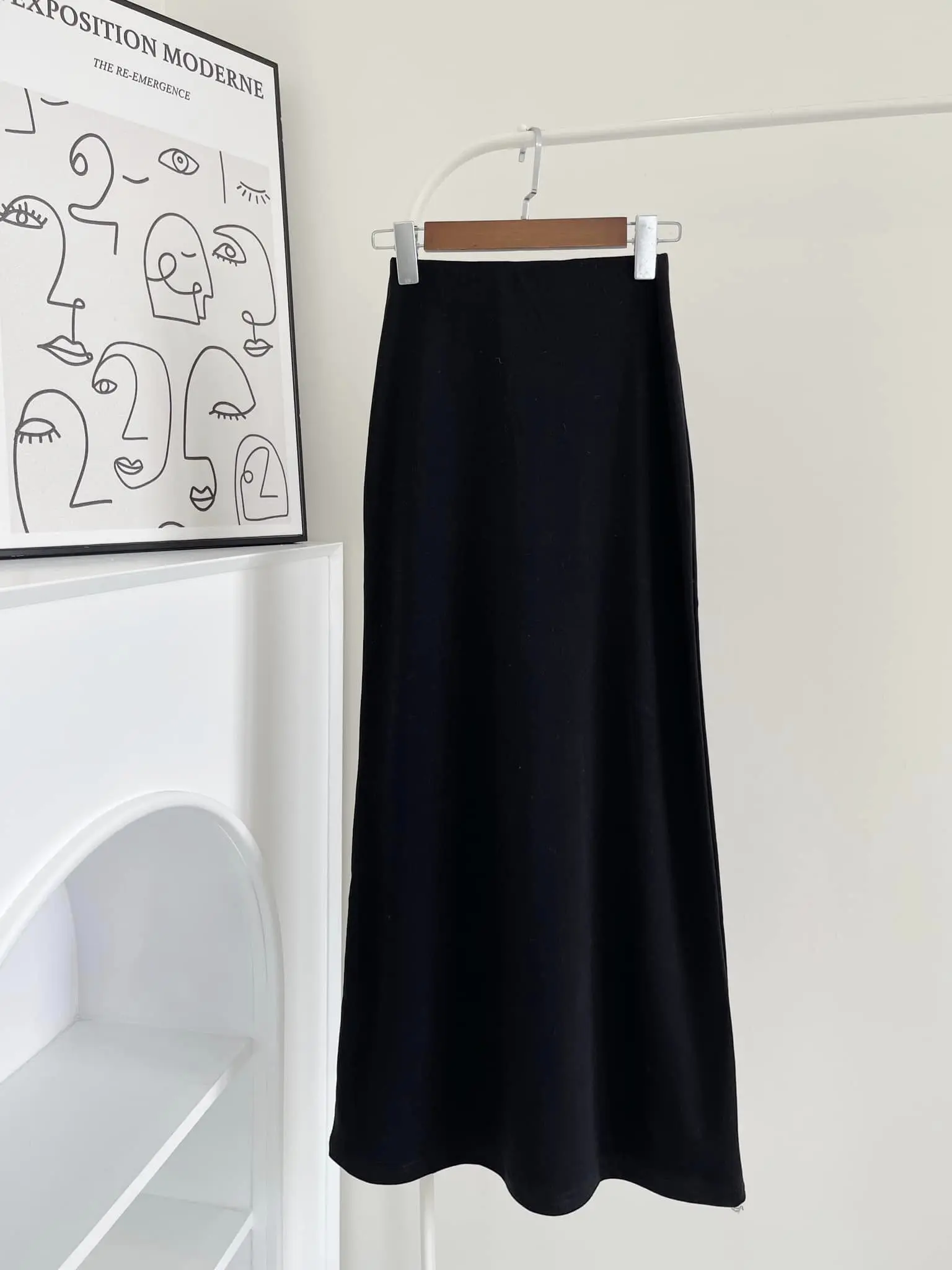Musi Skirt - Chân váy đen ôm hot trend freesize eo dưới 73cm (Hàng chuẩn) Nữ Women giặt bằng nước lạnh hàn quốc