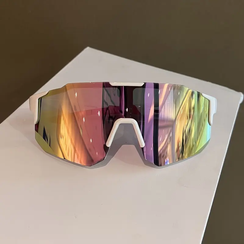 Product Introduction of Vibrant Fashion Glasses for Men & Women - Sporty Large Frame, AC Lens, Fashionable Eyewear, Perfect for 0