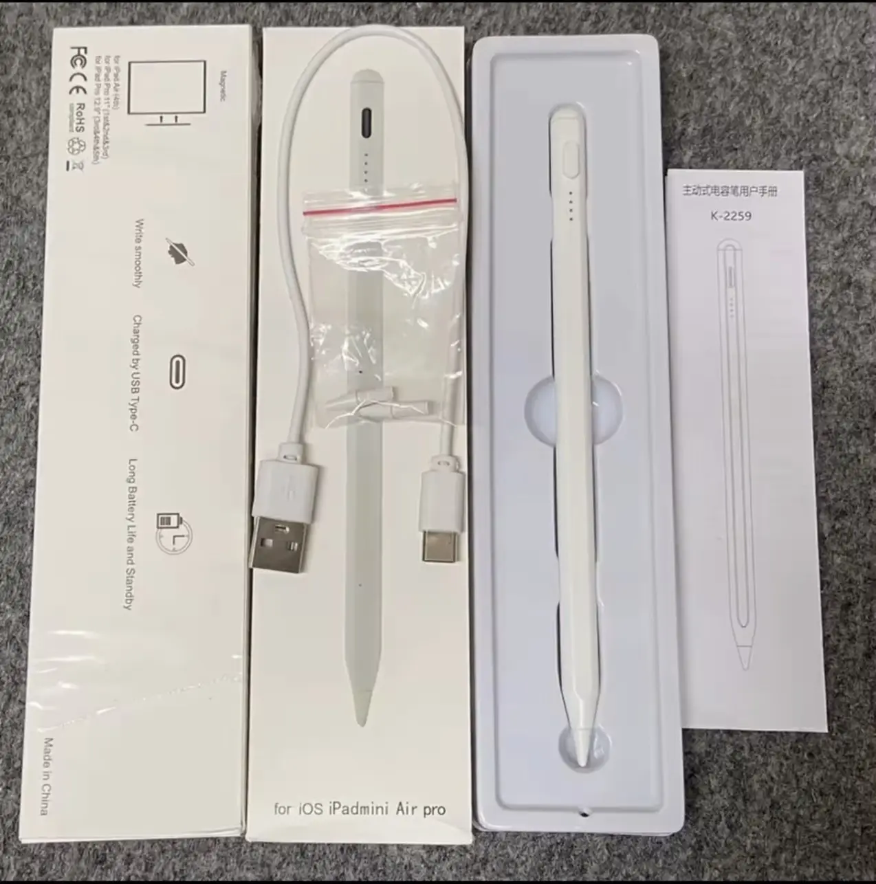 ปากกาใช้งานสำหรับไอแพด วางมือบนจอ+แรเงาได้ รุ่น PEN ปากกาสไตลัส Stylus Pen ใช้ได้ ใช้งานง่าย