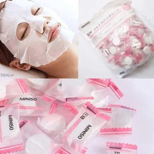 Mặt Nạ Nén Miniso Lẻ 1 viên ( Quà Tặng ) 4
