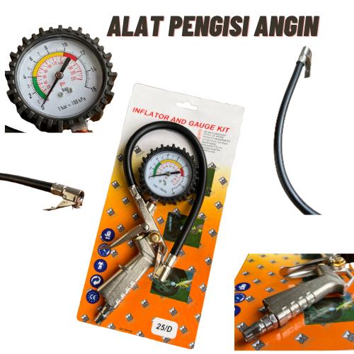 【COD】ALAT PENGISI ANGIN / INFLATOR GAUGE KIT B-01 - Shop | Tokopedia