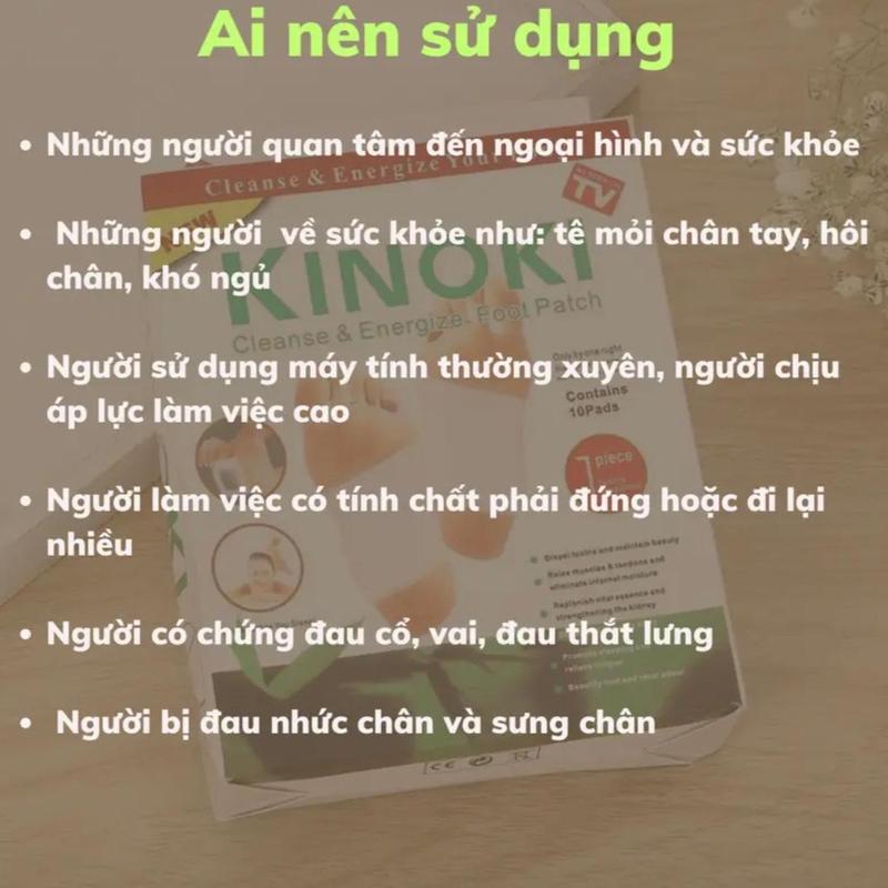 Miếng dán chân kinoki Nhật Bản 3