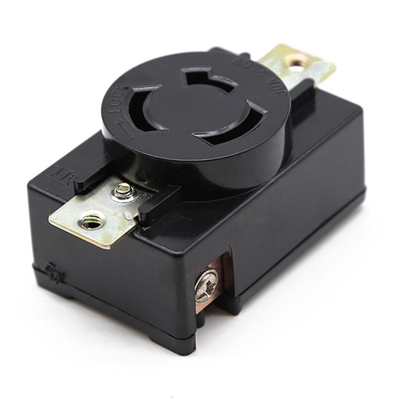 2KW Generator Socket Anti-Loose Socket 168f/170f For  Anti-Off 3-Holes Socket 3