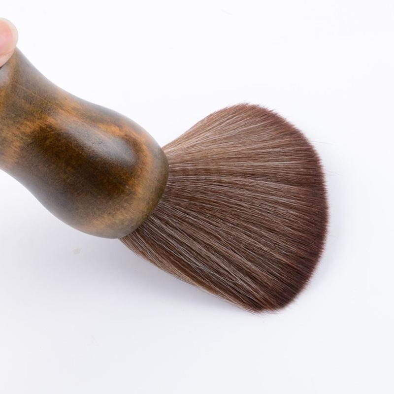Product Introduction of Fashion Wooden Shaving Brush Natural Fiber Handle Facial Beard Cleaning Duster Household Cleaning Tools Barber Accessory 19