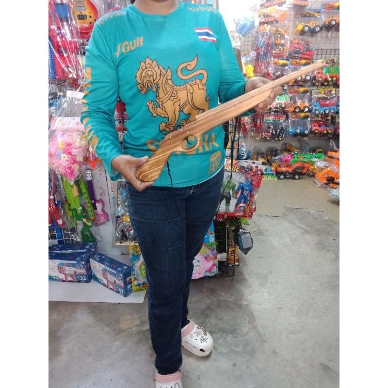 Product Introduction of ของเล่นไม้  ปืนไม้ของเล่น ปืนไม้ยิงหนังยาง ของเล่นโบราณ 5
