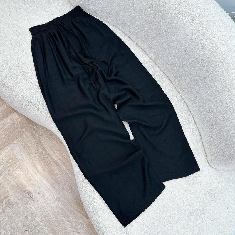 Quần suông ống rộng nữ 60cm, chất đũi lụa sang chảnh, dài từ 100-105cm