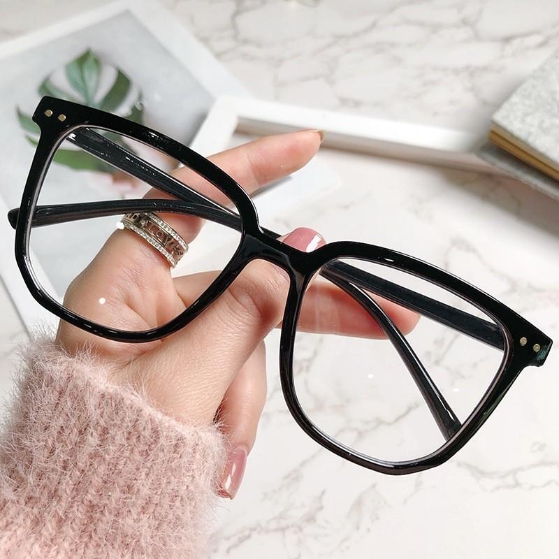 Frame Kacamata Minus Lensa Anti Radiasi BM-AR007 Wanita Korea Bergaya Bingkai Transparan Frame Kacamata Komputer 4