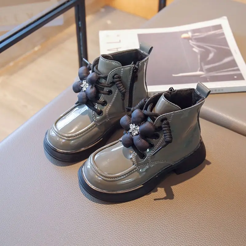 Sepatu sneakers boots fashion anak perempuan 5