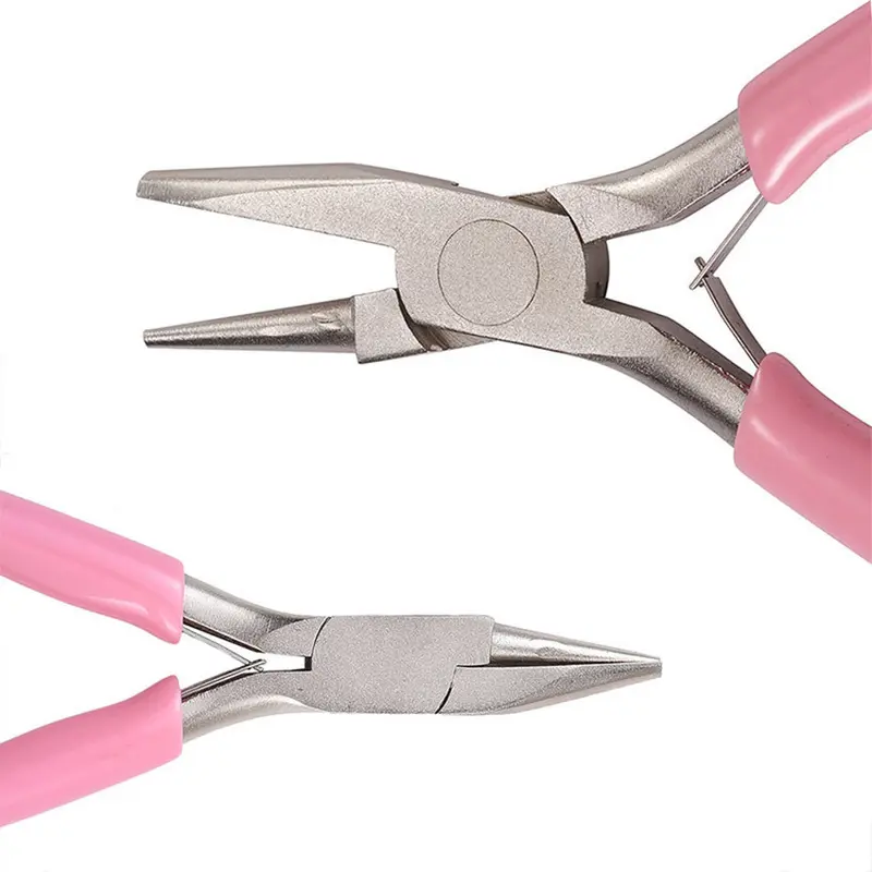 Tang Loop Pembulat Kawat Handmade Pink / Tang Umpan Concave Bulat untuk Jig Metal 8
