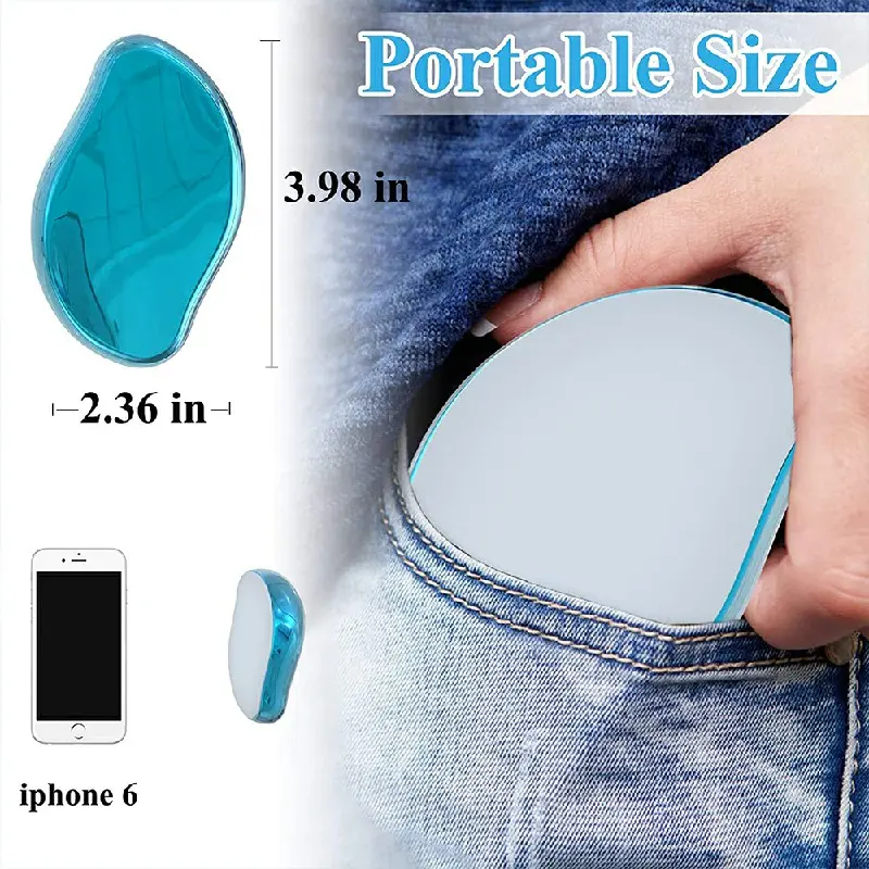 Crystal Washable Hair Eraser, Painless Physical Body-hari Removal Epilators for Body Arm Legs 5