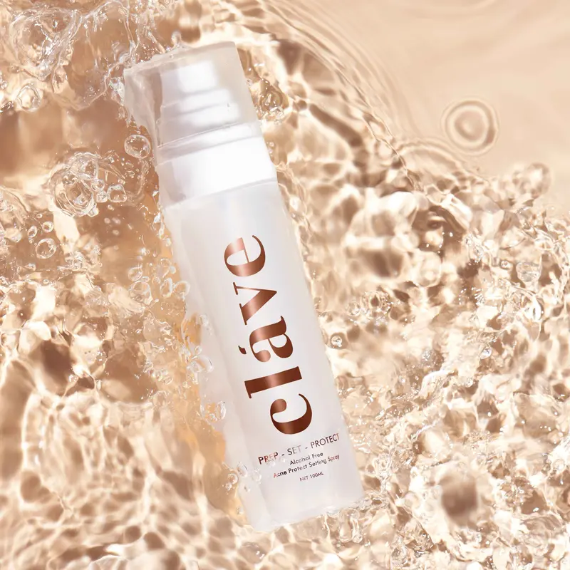 CLAVE 3in1 Acne Protect Setting Spray Alcohol Free Acne Prone Skin Friendly [ BPOM ] 3