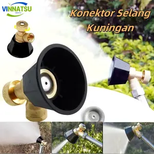 [Vinnatsu]Paket Semprotan Lengkap 1 Set Alat Semprot Sprayer Stik Konektor Selang Kuningan Adjustable Kuningan Penyiram Pipa Nozzle