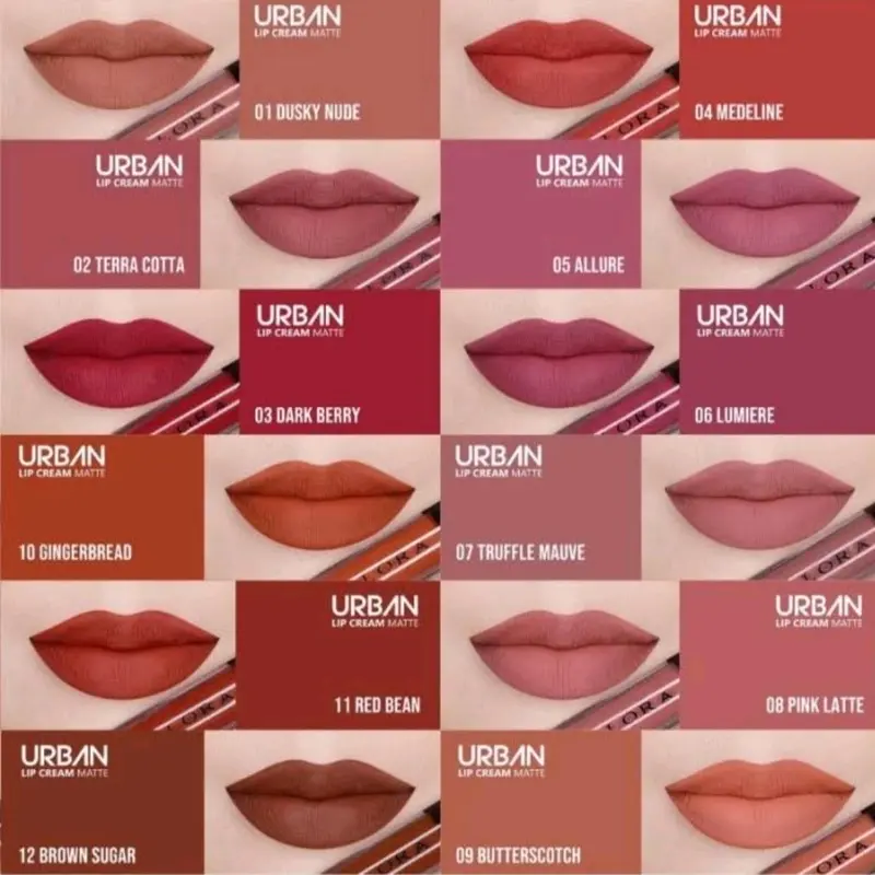 IMPLORA Urban Lip Cream Matte Velvet ( lipcream Lipstick Lipstik ) 3