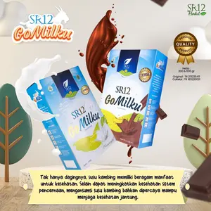 ((SR12)) Gomilku Susu kambing etawa 200 gr dan 600 gr Susu Bubuk Tanpa Gula
