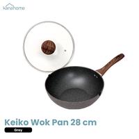 Gambar Kanahome - Keiko Wokpan/Panci Marble Induksi anti lengket 28cm dengan tutup dari Kanahome-id Kab. Bandung 1 Tokopedia