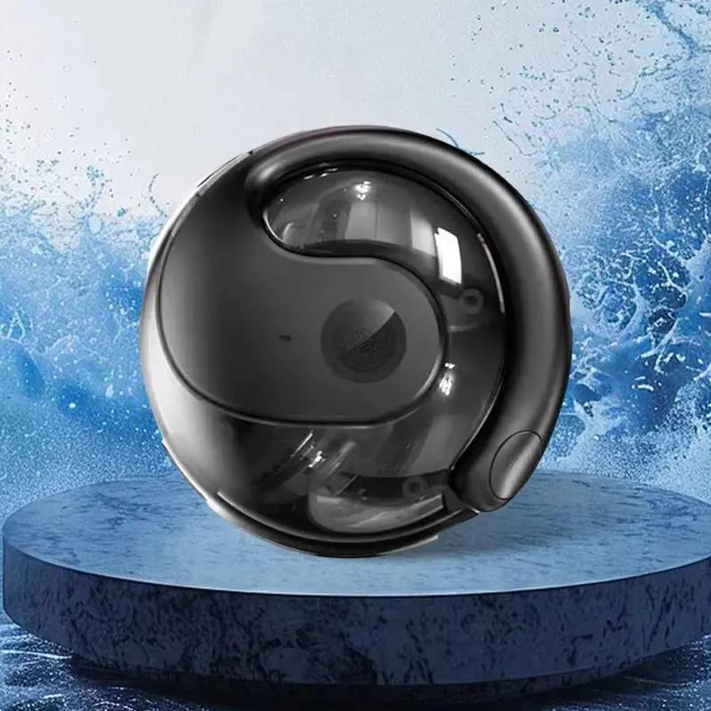 2024 New Small Coconut Ball Sports Wireless Bluetooth Earphones Open Ear Hanging Comfortable Long term Wear without Pain Audio Electronic Earbud