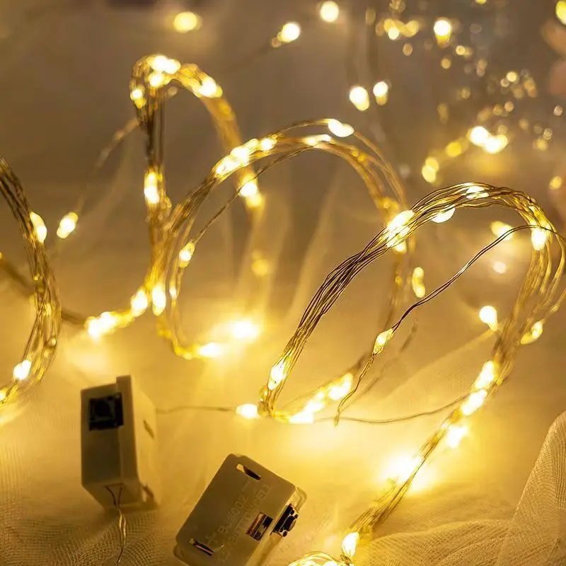 Gift Wrappers | 1M 2M 3M 5M String Lights Christmas Lights Fairy Lights Led Party Decor Light String Lights Christmas Led Party Decor LightLights Fairy Lights Mini LED Copper Wire String Fairy Lights Christmas Wedding/Party
