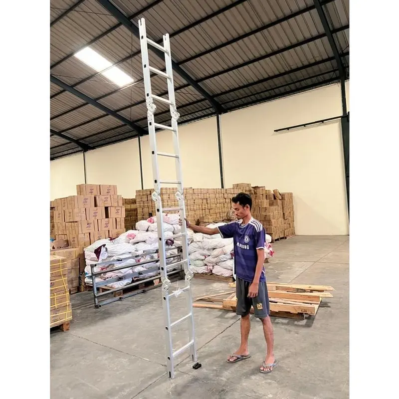 Tangga multifungsi 9.2 meter Tangga lipat aluminium multipurpose MAL 4x8 - 9,2 meter / 9 meter / 9m 2