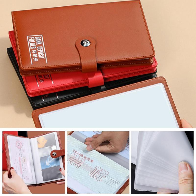 Cash Deposit Book Deposit Slip Folder Bill Collection Book Folder ...