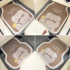 (TLS07) Thảm Lót Sàn - Thảm Rối Đế Nhựa Dẻo Có Gai Chống Trơn Trượt Họa Tiết Hoạt Hình Dễ Thương