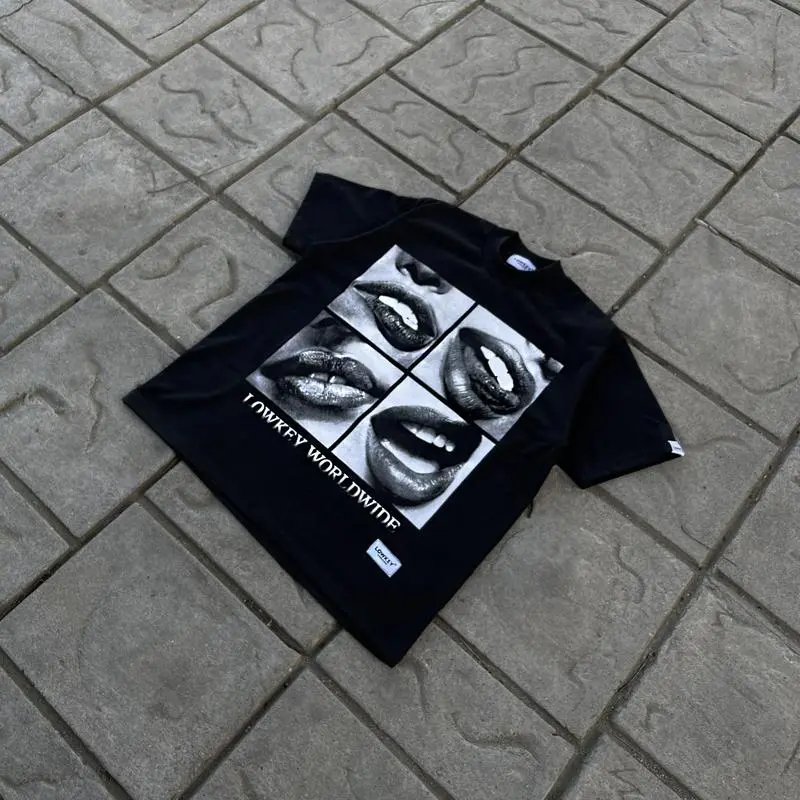 Kaos Katun Gaya Vintage Retro - Ukuran Besar Unisex Desain Grafis Jalanan Remaja, Pakaian Jalanan Urban Berbudaya Tinggi Fashion Lengan Pendek Set Pakaian Asli, Kaos Versi Boxy 7