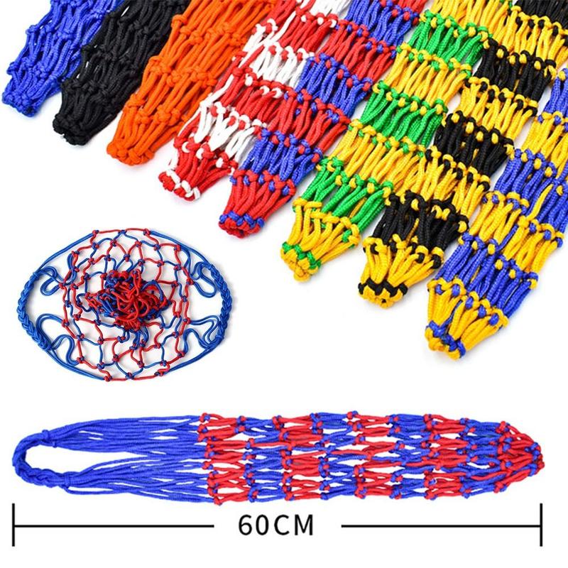 Product Introduction of Ball Carrying Nylon Nylon Net Bag Weaving Multiple Colors Ball Pocket Basketball Carry Bag Volleyball Ball 17