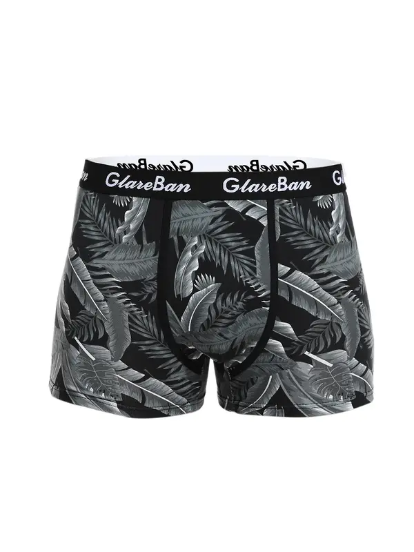 Men's Colorblock Boxer Briefs, Regular Fit Casual Soft Breathable Underwear for Daily Wear, Men's Underwear for All Seasons 5