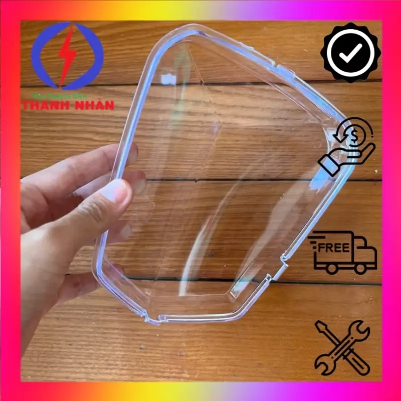 Mặt Kính Đèn Pha Xe Đạp Điện Cap A2, A3, A9, A+. As, Pega, Hk bike, Fuji, Nijia..Phụ Tùng Xe Điện 3