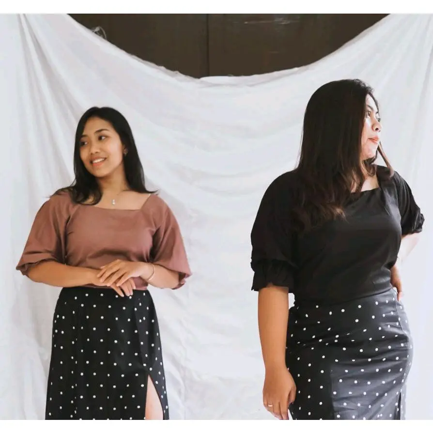 Squer top rayon// ready jumbo