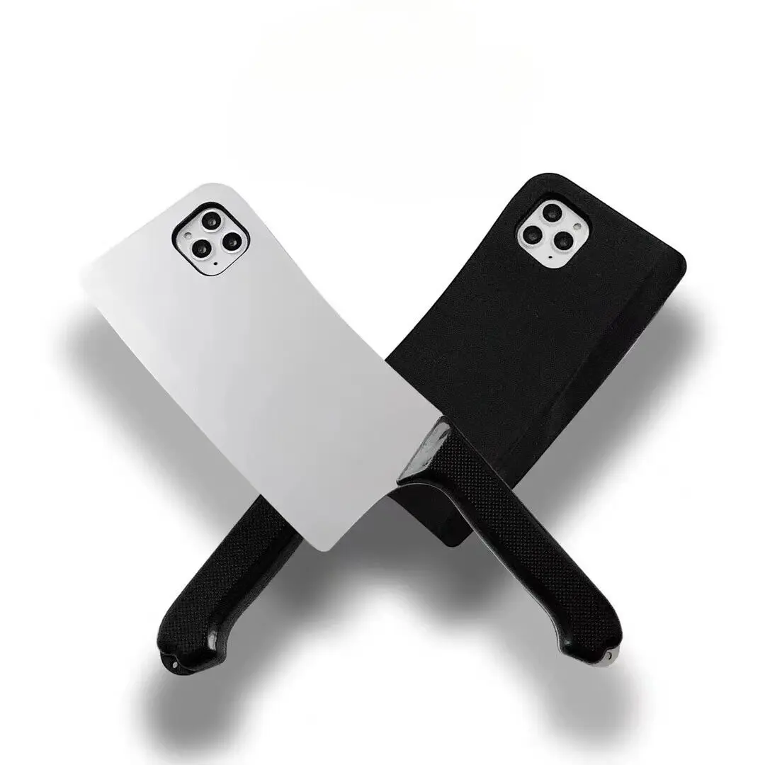 Ốp Điện Thoại Dao Làm Bếp Mô Phỏng Giả, Thiết Kế Sáng Tạo, Tương Thích Với iPhone, Mô Phỏng Giả