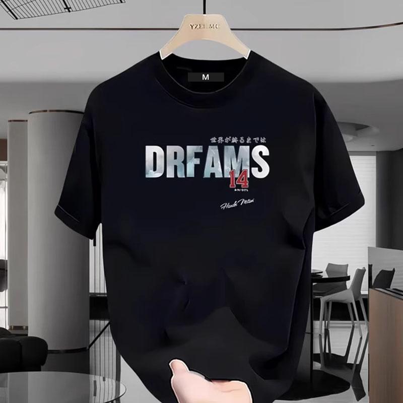 Áo Phong Nam tay dài form rộng 100% Cotton Tay Ngắn Dáng Rộng Cách Hàn Quốc Thời Trang Áo Thun trắng Local Brand Big size 3