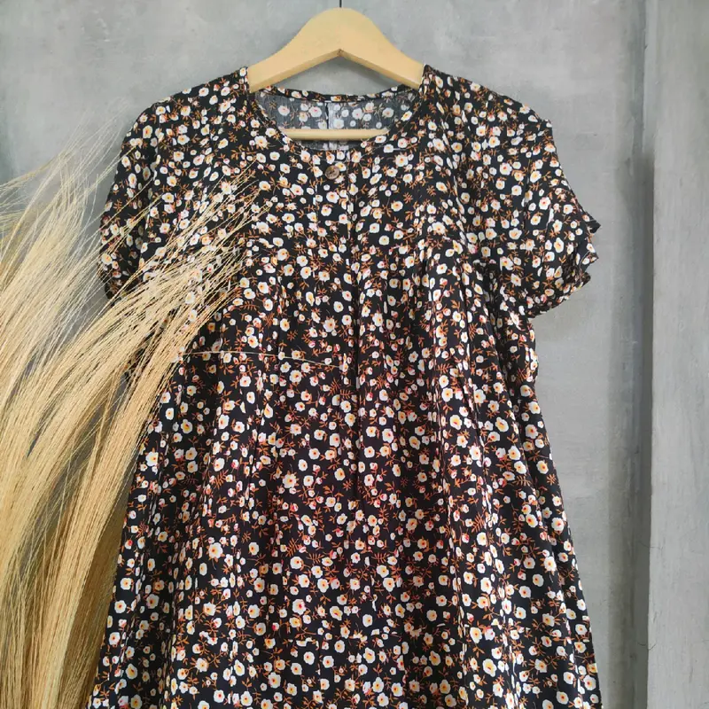 Daster Sambung Rayon Model Busui Kancing Sudah Obras 5