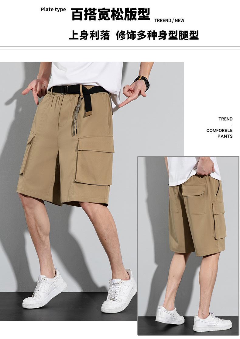 Product Introduction of Men's Summer Casual Shorts - Lightweight Quick-Dry Breathable Cargo Shorts with Pockets |   Loose Fit Workout Gym Shorts |   Trendy Streetwear Fashion for Men (Plus Size Available) 4