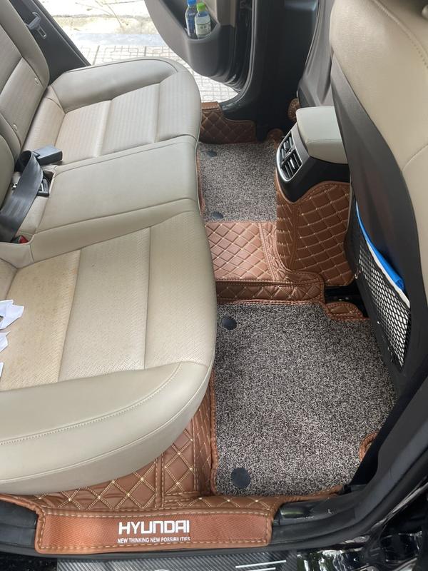 Huyndai Elantra Thảm 6D Full viền bậc cửa inlgo hãng xe 3