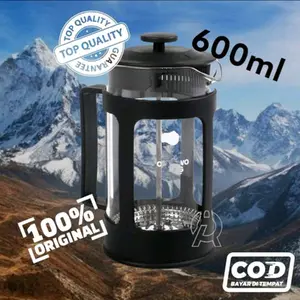 TERMURAH One Two Cups Duolvqi French Press Coffe Maker KG73I 350ml 600ml