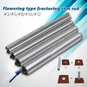5pcs/1set pembolong kulit bulat Baja tahan karat Hollow Punch Alat /Hole Punches Tool