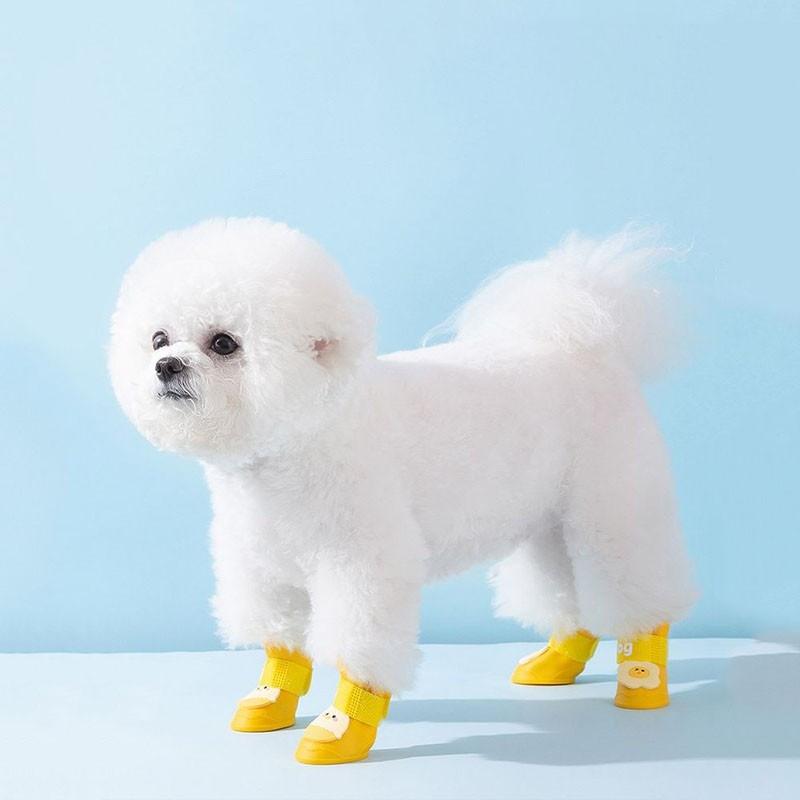 4 Pcs/Set Sepatu Bot Hujan Anjing Kartun Silikon Kucing Boots Tahan Air Anti Slip / Sepatu Untuk Hewan Peliharaan / Kucing Boots Tebal Anti Slip Anti Ai 4 Pcs/Set Sepatu Bot Hujan Anjing Kartun Silikon Kucing Boots Tahan Air Anti Slip / Sepatu Untuk Hewan Peliharaan / Kucing Boots Tebal Anti Slip Anti Ai