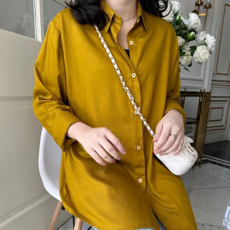 KEMEJA POLOS RAYON TWIL Baju atasan 6