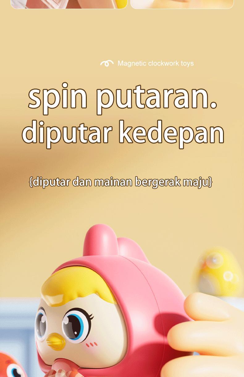 Product Introduction of Mainan Bayi Goyang, Bebek Bergerak & Berjalan, Latihan Merangkak untuk Anak 0-1 Tahun mainan bayi bunyi dan bergerak COD Toys 2