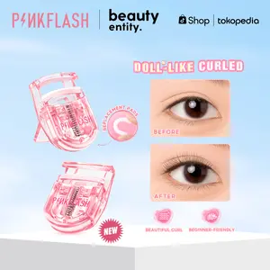 PINKFLASH #DollyCurl Penjepit Bulu Mata Portable Eyelash Curler doll-like curled eyelashes Beginner-friendly Suitable for Most Eye Shapes Travel Friendly Eyelash Curler