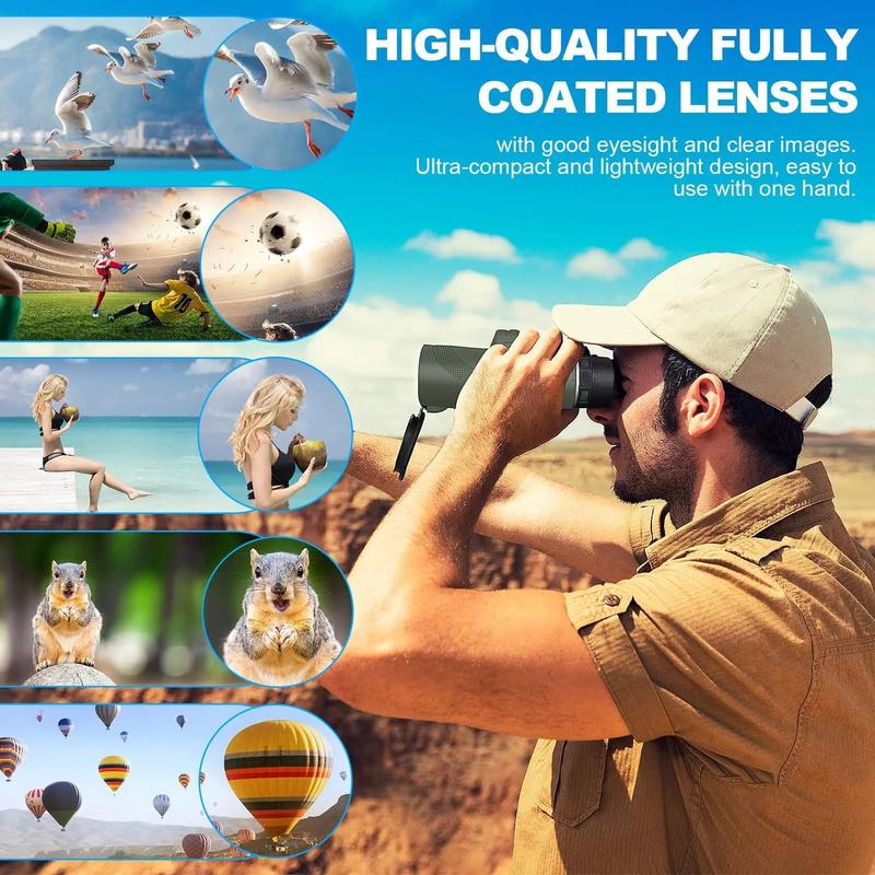 Product Introduction of High-power 50X60 Telescope Magnifying Glass Bird-watching Binocular Remote Zoom BAK4 Prism, Outdoor Camping and Hunting 15
