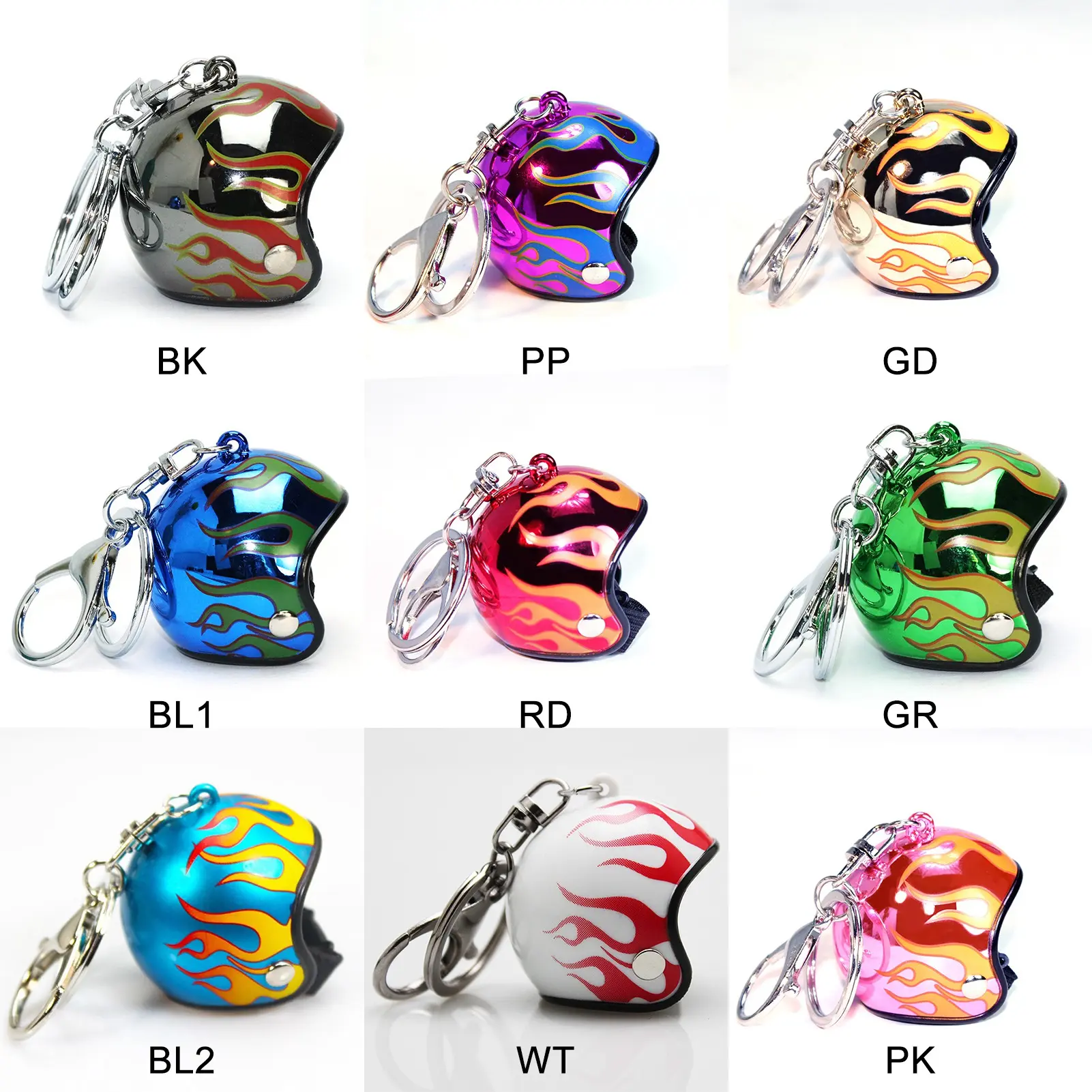 Motorcycle Helmet Keychain - 1 Pc Motorcycle Cap Style Safety Helmet Key Ring Car Pendant Bags Keyring Jewelry