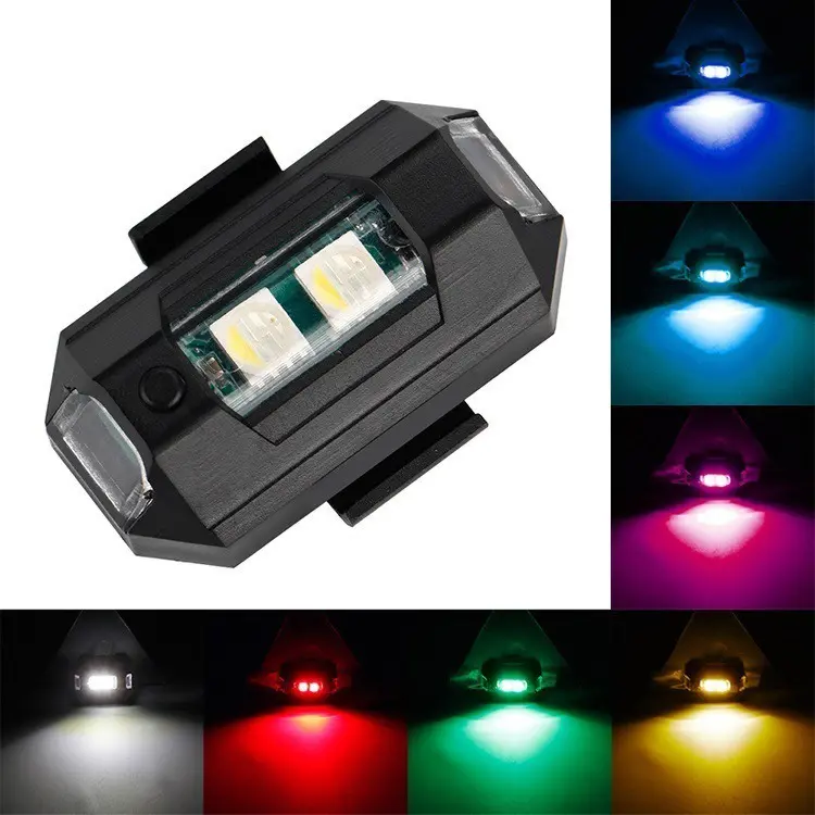 Đèn LED Cảnh Báo Xe Máy Nhiều Chế Độ Có Thể Sạc Lại 1 Cái 6