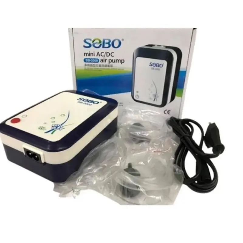 Máy Sủi Oxy Tích Điện 2 Vòi cho bê ca canh Sobo SB-4000 -SB 30000 3