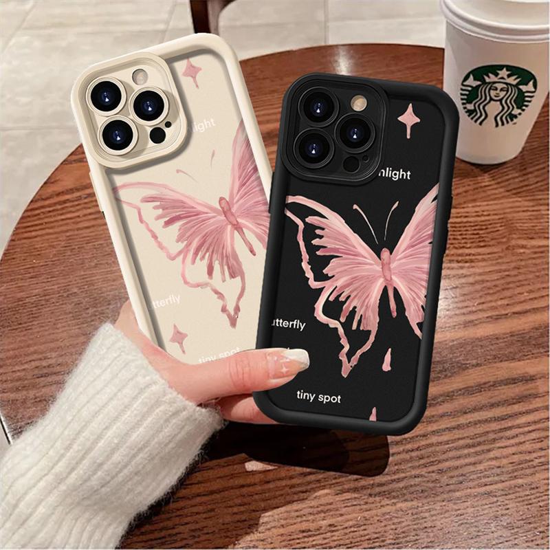 Product Introduction of Case for Redmi Note 13  Pro A2 A1 Note 12 Note11S Redmi13C12C 10C 10 10A 9C 9A 9T POCO M5S Note12Pro 11Pro 10S 9S 9Pro Poco X5 5G X3 NFC X3 Pro Pro pink butterfly Soft Cover Rixuan 3C 13