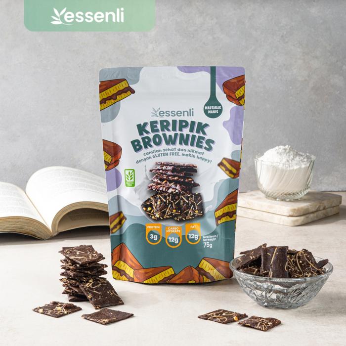Gambar ESSENLI Keripik Brownies Crispy Gluten Free - Martabak Manis dari essenli Kota Semarang 4 Tokopedia